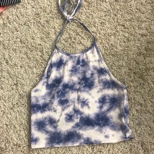 Tie-dye Halter top